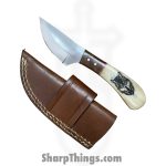 Silverline USA - SS022 - DP Skinner 6.5" - Fixed Blade Knife - Stainless Satin Drop Point - Wood - White - Image 6