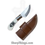 Silverline USA - SS022 - DP Skinner 6.5" - Fixed Blade Knife - Stainless Satin Drop Point - Wood - White - Image 7