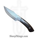 Silverline USA - SS023 - Skinner 9" - Fixed Blade Knife - Stainless Satin Clip Point - Walnut - Brown
