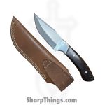 Silverline USA - SS023 - Skinner 9" - Fixed Blade Knife - Stainless Satin Clip Point - Walnut - Brown - Image 6