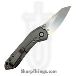 Millit Knives - STEOVSWRDCF - Sharp Things Exclusive Overland Zirblast - Folding Knife - CPM MagnaCut Stonewash Sheepsfoot - Marble Carbon Fiber - Red Black - Image 2
