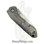 Millit Knives - STEOVSWRDCF - Sharp Things Exclusive Overland Zirblast - Folding Knife - CPM MagnaCut Stonewash Sheepsfoot - Marble Carbon Fiber - Red Black - Image 4
