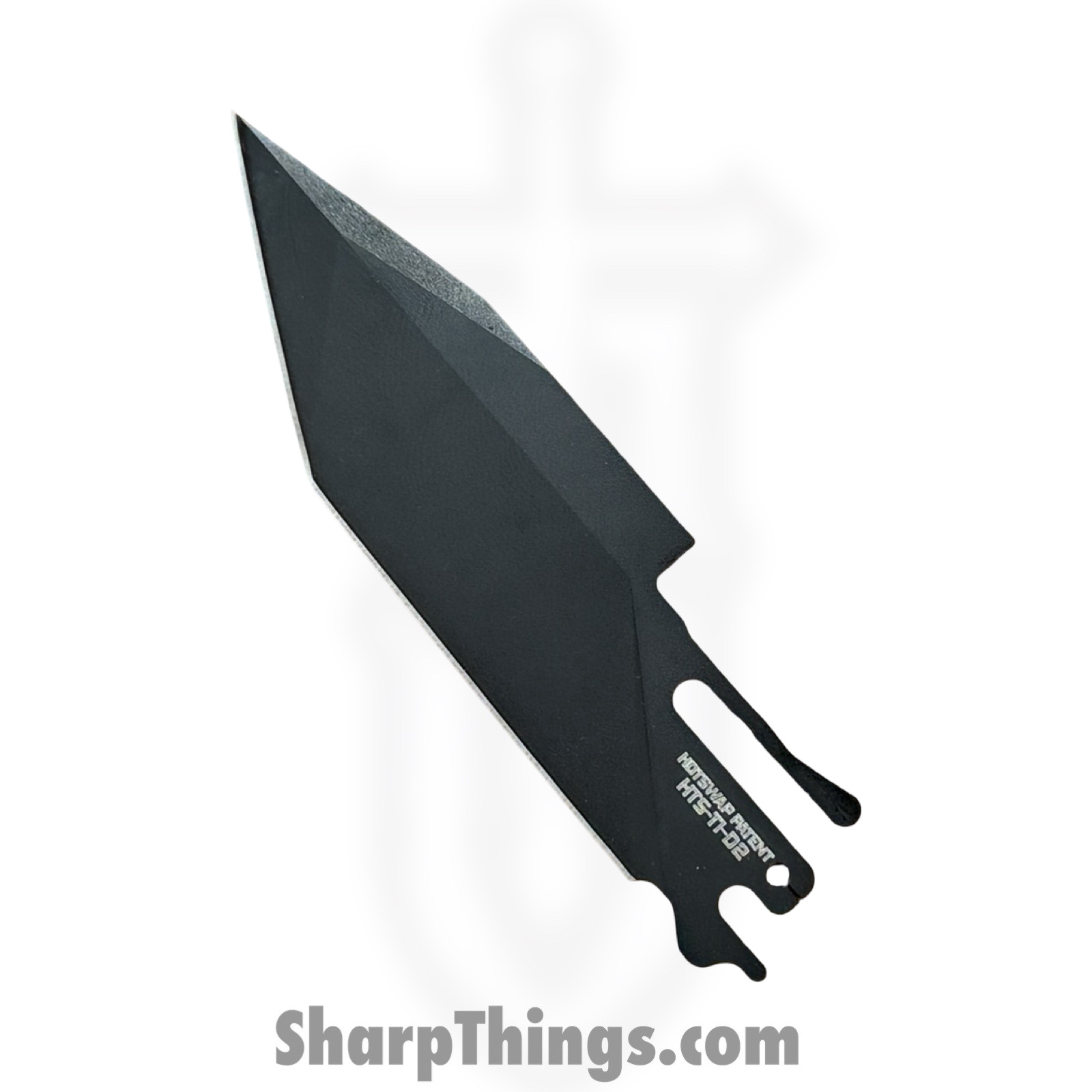 Tirandbld4_1.jpg Exceed Designs - Tirandbld4 - TiRant Ultra HotSwap Full Length Blade Replacement - D2 Coated Tanto - Black - Image 1