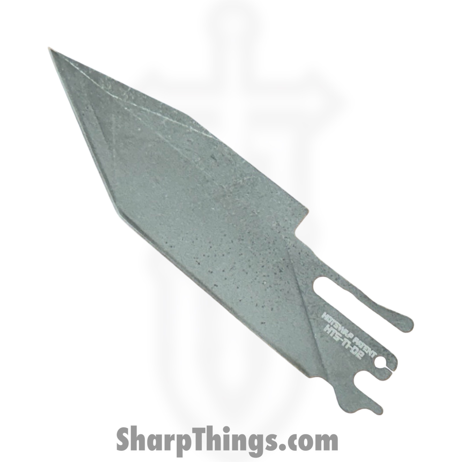 Trandbld8_1.jpg Exceed Designs - Tirandbld8 - TiRant Ultra HotSwap Full Length Blade Replacement - D2 Stonewash Tanto - Natural - Image 1
