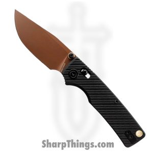 Vosteed - VOSA3101 - Porcupine ModSwap - Folding Knife - 154CM Coated Clip Point - G10 - Black