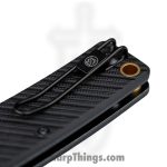 Vosteed - VOSA3101 - Porcupine ModSwap - Folding Knife - 154CM Coated Clip Point - G10 - Black - Image 4