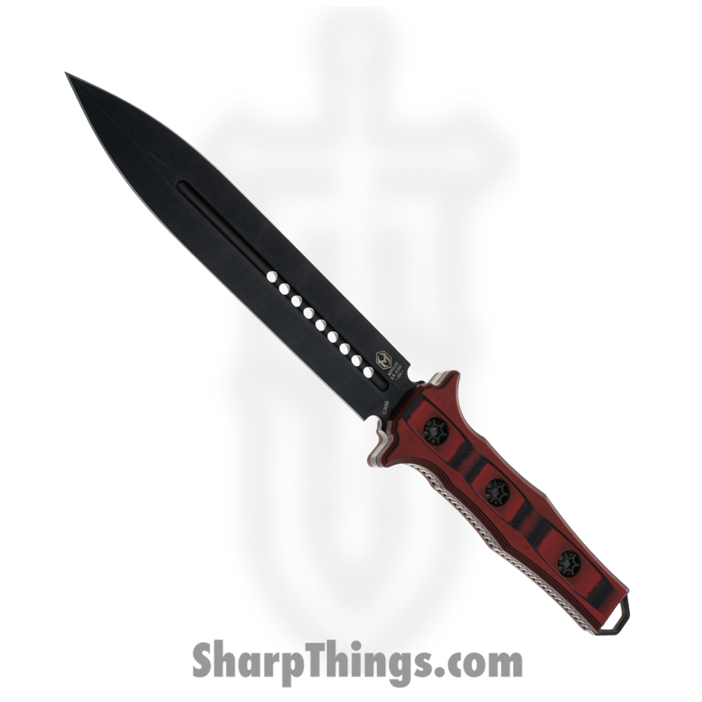 a8993b4e-ca0c-4526-a1a9-99e655578424_H003-6A-REDBLK_1.jpg Heretic Knives - H003-6A-REDBLK - Nephilim - Fixed Blade Knife - Elmax Coated Dagger - G10 - Red/Black - Image 1