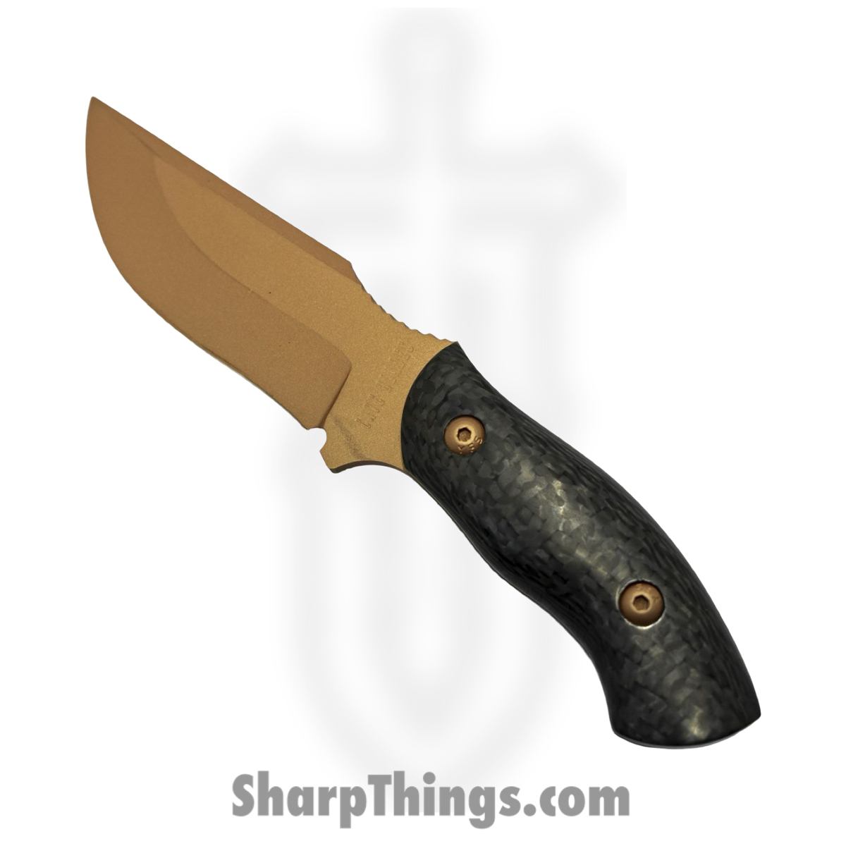 aca0294a-7f4f-48a5-b41e-901ab4eff70e_CaveCmbtM_1.jpg Cave Blades - CaveCmbtM - Combat Mini - Fixed Blade Knife - D2 Coated Drop Point - Carbon Fiber - Black - Image 1