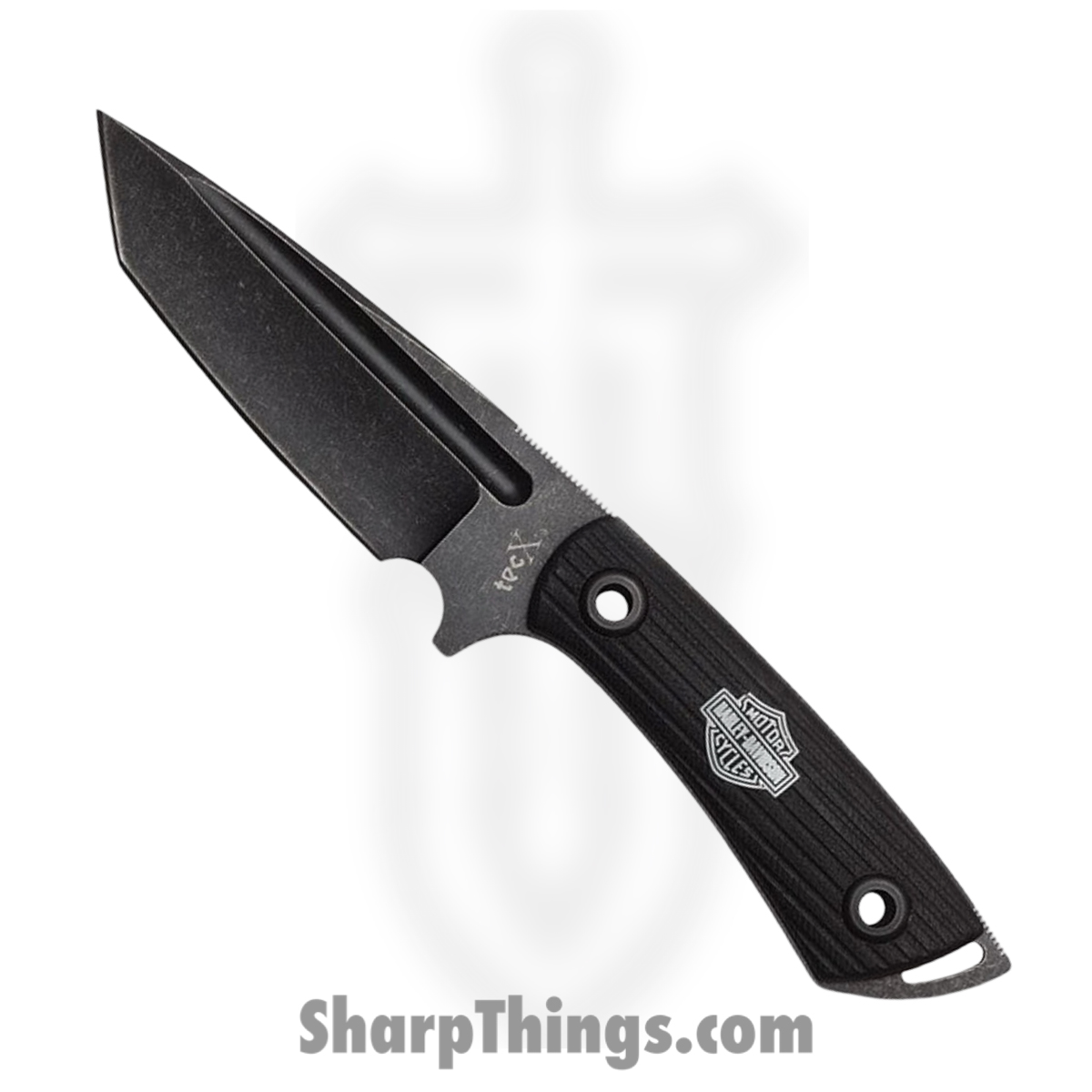 b03ec9f6-b921-4063-968d-49afd2b3fa05_CA52164_1.jpg Case Cutlery - CA52164 - Harley Tec X - Fixed Blade Knife - 440 SS Coated Tanto - ABS - Black - Image 1
