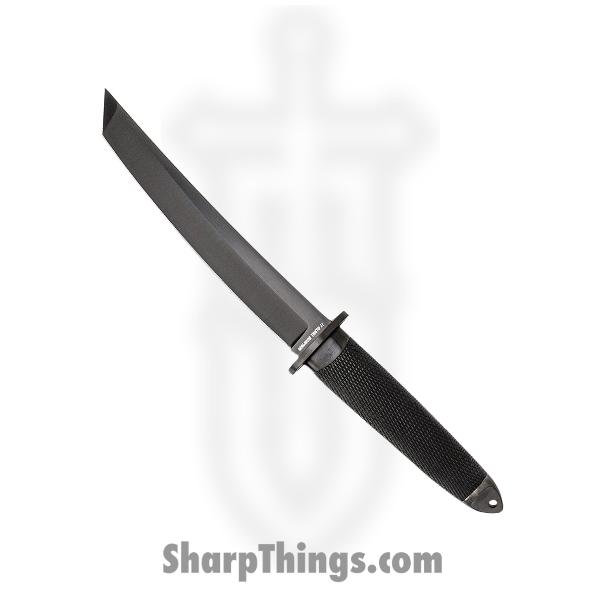 ba45c082-1781-46aa-814f-c98410af32af_CS13QMBII_1.jpg Cold Steel - CS13QMBII - Magnum Tanto II - Fixed Blade Knife - 3V DLC Tanto - Kray-Ex - Black - Image 1