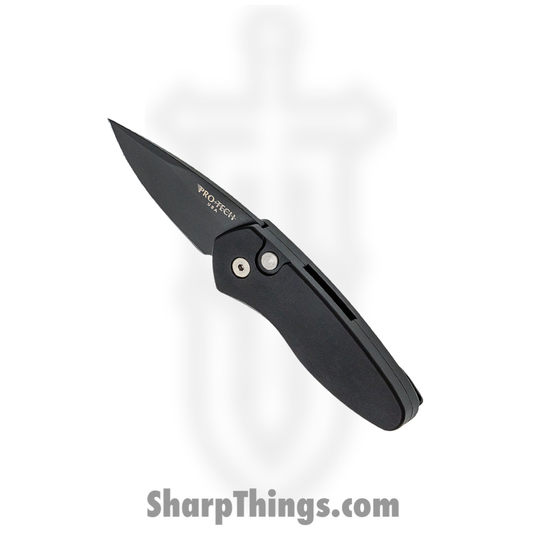 c12bc21f-fd17-4684-86d3-aca5a459255a_2907_1.jpg ProTech - 2907 - Sprint - Automatic Knife - 154CM Coated Spear Point - Aluminum - Black - Image 1