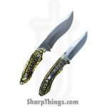 Buckshot Knives - HBK05 - Hunting and Pack set - Fixed Blade Knife - 3Cr13 SS Stonewash Recurve - Imitation Stag - Natural - Image 11