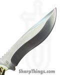 Buckshot Knives - HBK05 - Hunting and Pack set - Fixed Blade Knife - 3Cr13 SS Stonewash Recurve - Imitation Stag - Natural - Image 10