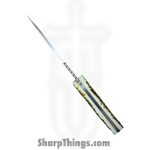 Buckshot Knives - HBK05 - Hunting and Pack set - Fixed Blade Knife - 3Cr13 SS Stonewash Recurve - Imitation Stag - Natural - Image 8