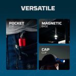 Nebo - NEB-FLT-0083BK - Lumo 400+ Pocket Flashlight - Aluminum - Black - Image 7