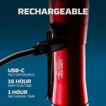 Nebo - NEB-FLT-0083R - Lumo 400+ Pocket Flashlight - Aluminum - Red - Image 4