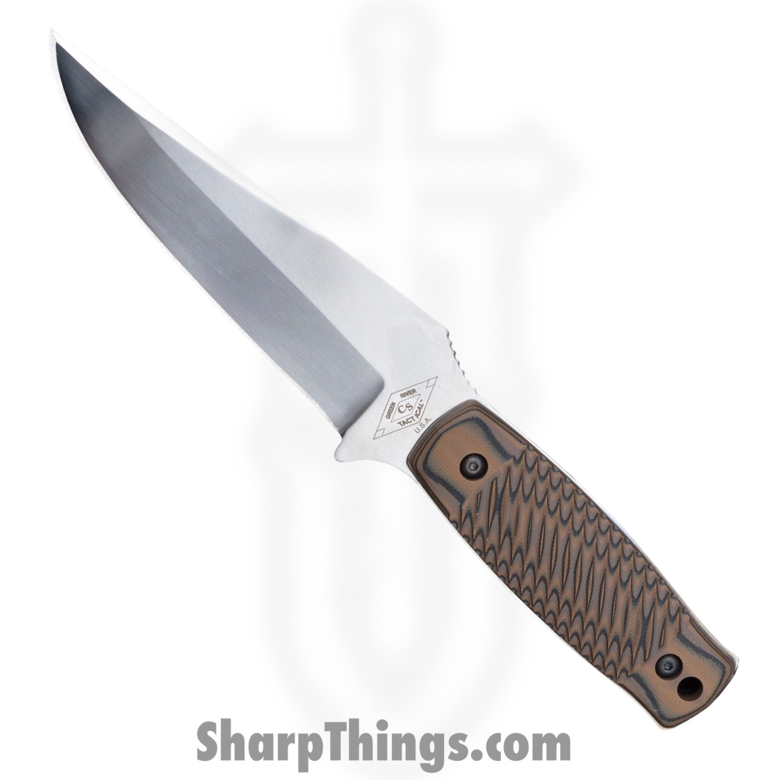 capture_2026-10-11-19-38-13-0000.jpg CS Green River Tactical - 40404HB-1 - Predator - Fixed Blade Knife - D2 Satin Clip Point - G10 - Hyena Brown - Image 1