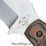 CS Green River Tactical - 40404HB-1 - Predator - Fixed Blade Knife - D2 Satin Clip Point - G10 - Hyena Brown - Image 4