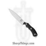Bastinelli Creations - BASRL - RED Raptor Seen In Lucy Movie - Fixed Blade Knife - D2 Stonewash Full Tang - G10 - Black