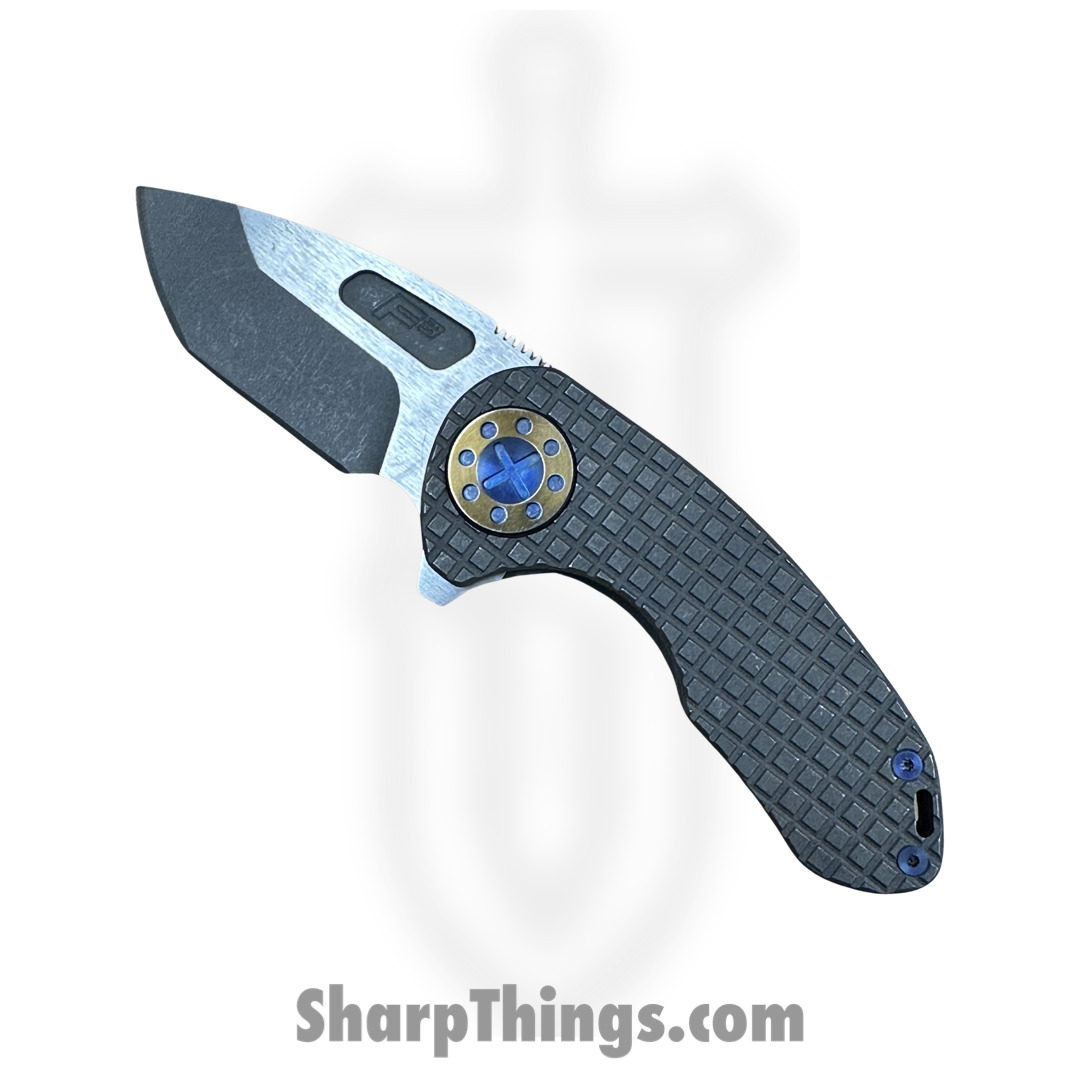 d35318f8-30e0-4117-b5a4-ad283b1cb96a_F3C-FGTN-SWBZ_1.jpg Curtiss - F3C-FGTN-SWBZ - F3 Compact - Folding Knife - Magnacut Stonewash Drop Point - Titanium - Green - Image 1