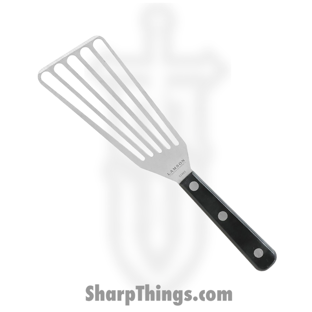 d944f799-c158-4abe-907e-08ccfc43fffc_52865_1.jpg Lamson - 52865 - 3" x 6" Chef's Left Hand Slotted Turner - Image 1