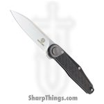 Defcon - TF6010CB - JK Series Leverage - Folding Knife - 14C28N Satin Wharncliffe - Carbon Fiber - Black