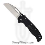 Demko Knives - DEMAD205F22 - AD 20.5 - Folding Knife - AUS-10A Stonewash Wharncliffe - Grivory - Black