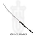 Cold Steel - CS88BN - Warrior Series Nodachi - Fixed Blade Knife - 1055 HC Polished Sword - Cord Wrapped - Black