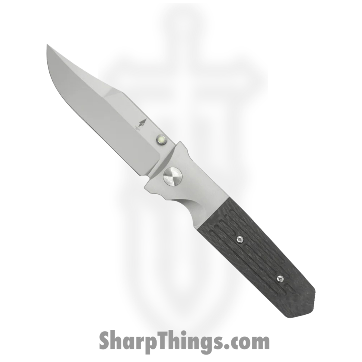 f5c5a7ce-d034-4abf-ae0f-ce4d74ad64ca_TER10904_1.jpg Terrain 365 - TER10904 - STS-ATB Framelock - Folding Knife - Terravantium™ Dendritic Cobalt Satin Clip Point - Carbon Fiber - Black - Image 1