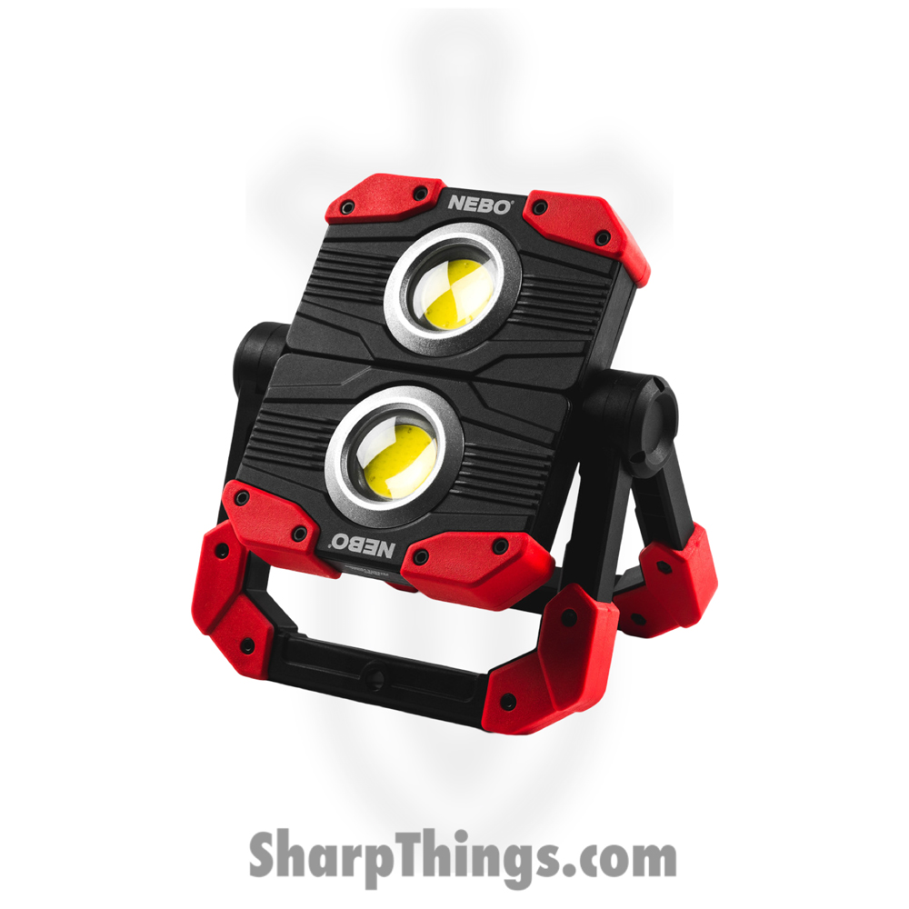 ff623ada-7ad6-47a1-a325-ed3c77499be8_NEB-WLT-0015_1.jpg Nebo - NEB-WLT-0015 - Omni 2K Directional Rechargeable Work Light - Rubber Coated - Black Red - Image 1